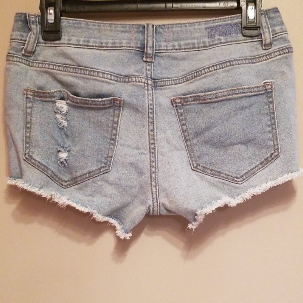 PINK VS light blue denim shorts - Picture 2 of 8